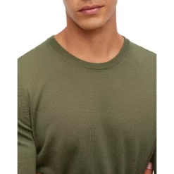 Deals 💯 BOSS Leno-P Slim Fit Wool Crewneck Sweater Dark Blue 🎉 -Hugo Boss Shop unnamed file 102