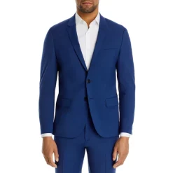 Discount π HUGO Arti Stretch Wool Extra Slim Fit Suit Jacket Blue π₯