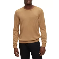 Deals 💯 BOSS Leno-P Slim Fit Wool Crewneck Sweater Dark Blue 🎉 -Hugo Boss Shop unnamed file 104