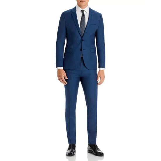 Budget ๐งจ HUGO Arti Blue Sharkskin Extra Slim Fit Suit Jacket Dark Blue ๐ฅฐ 4 Budget ๐งจ HUGO Arti Blue Sharkskin Extra Slim Fit Suit Jacket Dark Blue ๐ฅฐ - Image 2