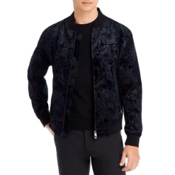 Hot Sale ✔️ BOSS C-Hanry Slim Fit Bomber Jacket Dark Blue 😍