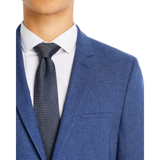 Best Pirce ๐ HUGO Arti Tonal Micro Check Extra Slim Fit Suit Jacket Turquoise/aqua โญ 6 Best Pirce ๐ HUGO Arti Tonal Micro Check Extra Slim Fit Suit Jacket Turquoise/aqua โญ - Image 4