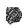 Coupon 🔥 HUGO Textured Stripe Skinny Tie Black 🎉 -Hugo Boss Shop unnamed file 1093