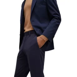 Best deal 🎁 BOSS Hugo Boss Genius Performance Jersey Slim Fit Pants Dark Blue 🔔 -Hugo Boss Shop unnamed file 1125