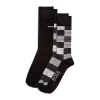 Outlet 😉 BOSS Stripe & Solid Logo 🧦 Socks - Pack Of 2 Black 👏 -Hugo Boss Shop unnamed file 1159