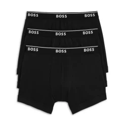 Best Sale 🔥 BOSS Classic Cotton Boxer Briefs, Pack Of 3 Black 🌟