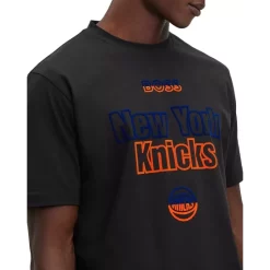 Cheapest 🌟 BOSS New York Knicks T_Basket_4_NBA 10236 Cotton Blend Logo Graphic Tee Black 😀 -Hugo Boss Shop unnamed file 1181