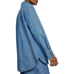 Brand new ⭐ BOSS Scalloped Hem Denim Shorts In Blue 😉 -Hugo Boss Shop unnamed file 1197