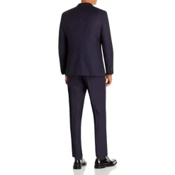 Best Pirce ✨ BOSS H-Huge Tonal Check Slim Fit Suit Dark Blue 💯 -Hugo Boss Shop unnamed file 1201