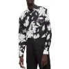 Wholesale 🌟 HUGO Ermo 10245886 01 Abstract Print Slim Fit Button Down 👕 Shirt Black 🥰 -Hugo Boss Shop unnamed file 1214