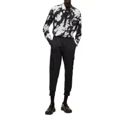 Wholesale 🌟 HUGO Ermo 10245886 01 Abstract Print Slim Fit Button Down 👕 Shirt Black 🥰 -Hugo Boss Shop unnamed file 1215