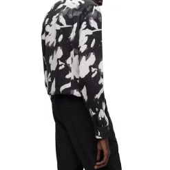 Wholesale 🌟 HUGO Ermo 10245886 01 Abstract Print Slim Fit Button Down 👕 Shirt Black 🥰 -Hugo Boss Shop unnamed file 1216