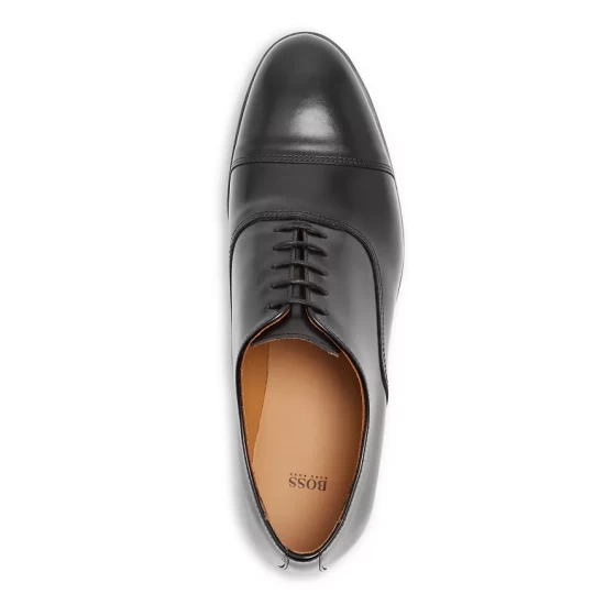 Best Pirce 👏 BOSS Men's Eastside Cap Toe Oxfords - 100% Exclusive Black 🤩 3 Best Pirce 👏 BOSS Men's Eastside Cap Toe Oxfords - 100% Exclusive Black 🤩 - Image 2