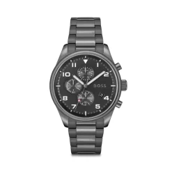 Promo 🎁 BOSS Hugo Boss View Chronograph, 44mm Black/gray 🎉