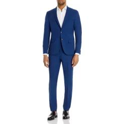 Best reviews of 🔥 HUGO Arti & Hesten Stretch Wool Extra Slim Fit Suit Separates Blue 🔥