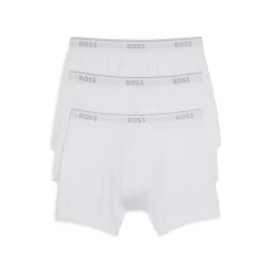 New 🌟 BOSS Classic Cotton Boxer Briefs, Pack Of 3 White 🥰
