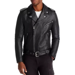 Buy 🔔 HUGO Lowis Leather Jacket Black 🌟 -Hugo Boss Shop unnamed file 125