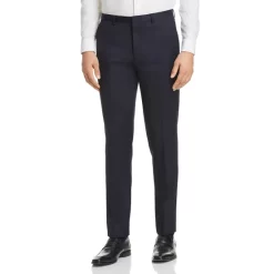 Deals 🌟 HUGO Hartleys Wool Slim Fit Suit Pants Navy 🎉