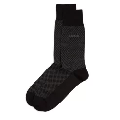 Wholesale 🤩 BOSS Dean Micro Grid 👗 Dress 🧦 Socks Black 😉