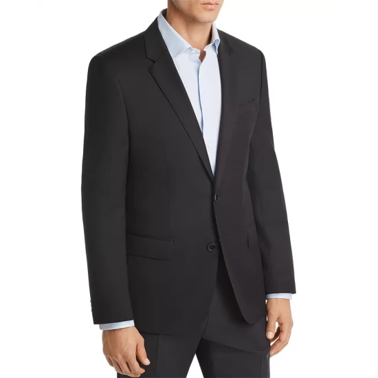 New 🛒 BOSS Huge Slim Fit Suit Jacket Dark Gray 🌟 3 New 🛒 BOSS Huge Slim Fit Suit Jacket Dark Gray 🌟