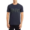 New ✨ BOSS Slim Fit Glow In The Dark Logo Graphic Tee Dark Blue 👍 -Hugo Boss Shop unnamed file 132