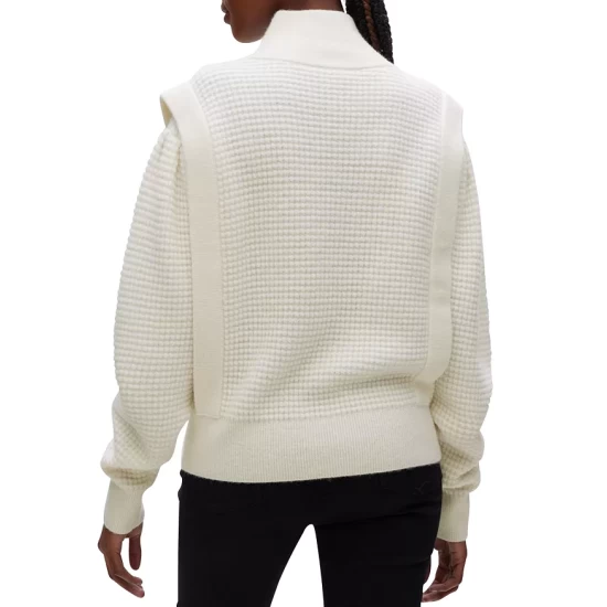 Buy ๐งจ BOSS Farmenia Textured Turtleneck Sweater Soft Cream ๐ 4 Buy ๐งจ BOSS Farmenia Textured Turtleneck Sweater Soft Cream ๐ - Image 2