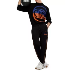 Budget 💯 BOSS Relaxed Fit Knicks 🏀 Basketball Sweater Black 💯 -Hugo Boss Shop unnamed file 1368
