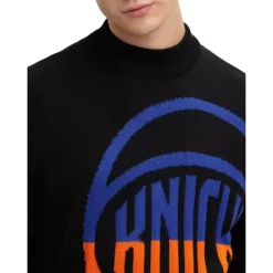 Budget 💯 BOSS Relaxed Fit Knicks 🏀 Basketball Sweater Black 💯 -Hugo Boss Shop unnamed file 1369