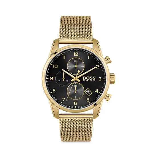 Coupon ๐ BOSS Hugo Boss Skymaster Chronograph, 44mm Black/gold ๐ 3 Coupon ๐ BOSS Hugo Boss Skymaster Chronograph, 44mm Black/gold ๐