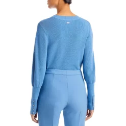 Hot Sale 🎁 BOSS Wool Fatuma Rib Knit Sweater Mountain Blue ✔️ -Hugo Boss Shop unnamed file 1538