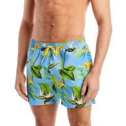 Hot Sale 🔔 BOSS Piranha 5" Swim Shorts Medium Blue 🤩
