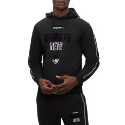 Cheap 👍 BOSS Brooklyn Nets 🏀 Basketball Graphic Hoodie Black 👏 -Hugo Boss Shop unnamed file 1577