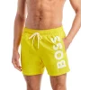 Cheap 🌟 BOSS Octopus Logo 5" Swim Shorts Bright Yellow 🔔 -Hugo Boss Shop unnamed file 1621