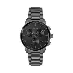New ❤️ BOSS Hugo Boss Dapper Chronograph, 43mm Black 🔥
