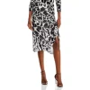 Brand new 🛒 BOSS Vavinta Ruched Animal Print 👗 Skirt Black Fantasy 🥰 -Hugo Boss Shop unnamed file 1694