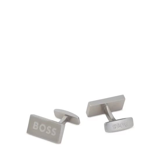 Wholesale 🌟 BOSS Hugo Boss Boss Logo Cufflinks Silver ✔️ 2 Wholesale 🌟 BOSS Hugo Boss Boss Logo Cufflinks Silver ✔️