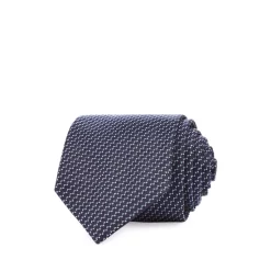 Buy 😍 BOSS Geometric Polka Dot Tie Dark Blue 👍