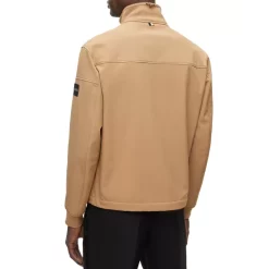 Deals 🛒 BOSS Conte Stand Collar Jacket Medium Beige 😉 -Hugo Boss Shop unnamed file 1741