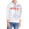 Wholesale ✨ HUGO Danimaux Logo Graphic Pullover Hoodie White ⌛ -Hugo Boss Shop unnamed file 208