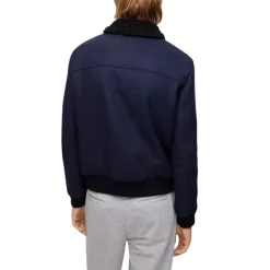 Cheapest 🔥 HUGO Bavi Aviator Jacket Dark Blue 👏 -Hugo Boss Shop unnamed file 22