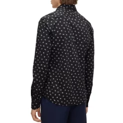 Buy 🔔 BOSS Roan Printed Slim Fit 👚 Shirt Medium Beige 🧨 -Hugo Boss Shop unnamed file 227