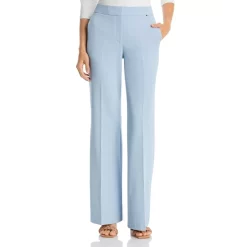 Outlet 👏 BOSS Telinara Straight Leg Pants Lt Past/bu 🌟