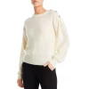 Cheapest 👏 BOSS Fernas Crystal Button Puff Sleeve Sweater Soft Cream ⭐ -Hugo Boss Shop unnamed file 244