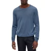 Hot Sale 🛒 BOSS Leno-P Slim Fit Wool Crewneck Sweater Bering Sea 🌟 -Hugo Boss Shop unnamed file 268