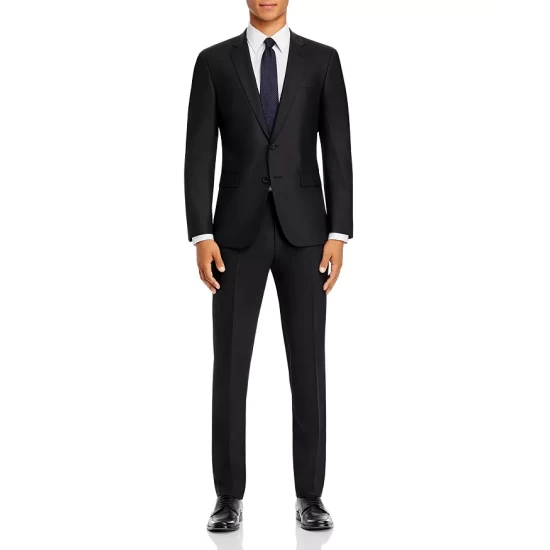 Budget ๐ BOSS Huge/Genius Slim Fit Wool Suit Black ๐ 3 Budget ๐ BOSS Huge/Genius Slim Fit Wool Suit Black ๐