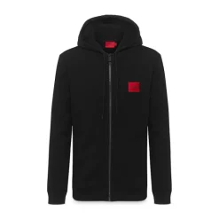 Deals 🤩 HUGO Daple French Terry Zip Front Hoodie Dark Blue 🤩 -Hugo Boss Shop unnamed file 3