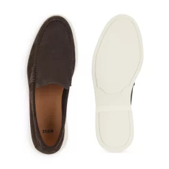 Promo 🎉 BOSS Men's Sienne Moc Toe Loafers Light Beige 🎁 -Hugo Boss Shop unnamed file 301