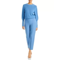 Flash Sale ⭐ BOSS Tiluna Slim Fit Cropped Ankle Pants Mountain Blue ✨ -Hugo Boss Shop unnamed file 327