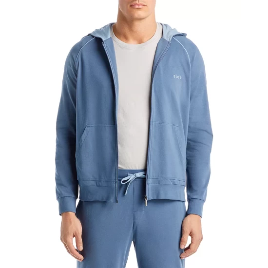 Cheapest ๐ BOSS Mix & Match Zip Hoodie Bright Blue ๐ 3 Cheapest ๐ BOSS Mix & Match Zip Hoodie Bright Blue ๐