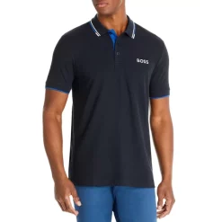 Budget 🔔 BOSS Paddy Pro Regular Fit Polo 👕 Shirt Black 🔥